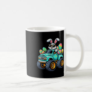 Caneca De Café Dabbing Bunny Felz pascoa Monster Truck Lovers Ki