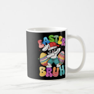 Caneca De Café Dabbing Bunny Páscoa Bruh Meme Engraçado Dizendo A