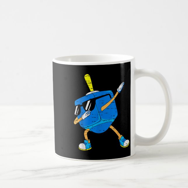 Caneca De Café Dabbing Dreidel Hanukkah Dancing Chanukah Toddler  (Direita)
