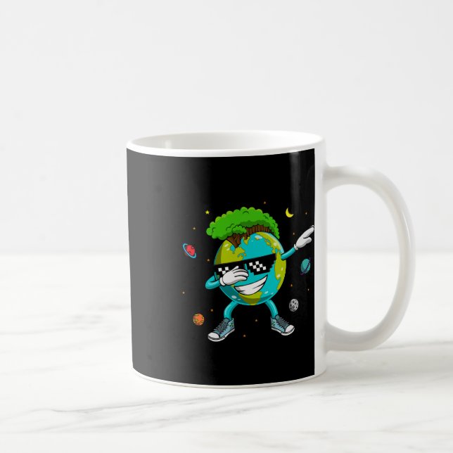 Caneca De Café Dabbing Earth Reciclagem Conversation Space Scienc (Direita)