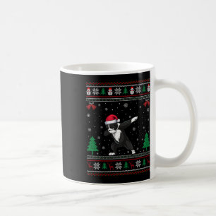 Caneca De Café Dabbing Greater Swiss Mountain Dog Santa Hat Chris