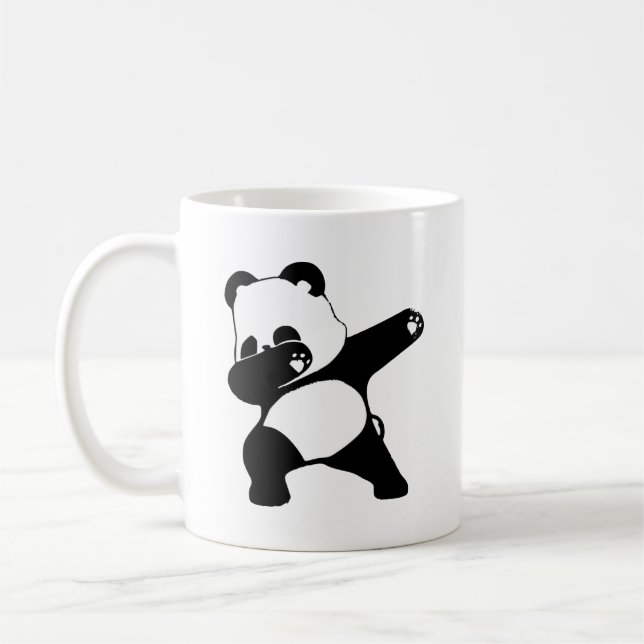 Caneca De Café Dabbing Panda, fabulosa dança de Panda (Esquerda)