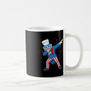Caneca De Café Dabbing Tio Sam 4 de julho Crianças Homens