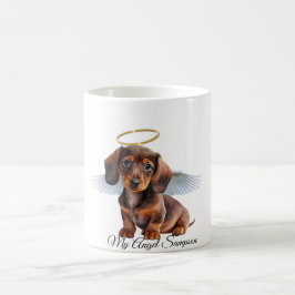 Caneca De Café Dachshund Angel Puppy Coffee Mug