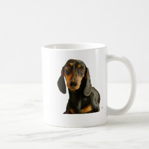 Caneca De Café Dachshund (Brown diminuto de cabelos curtos)