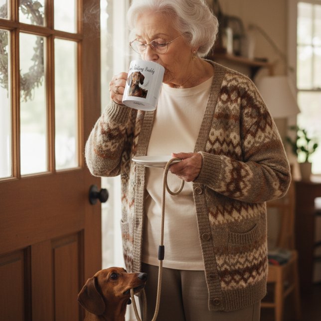 Caneca De Café Dachshund Browns Mug PERSONALIZE (Criador carregado)