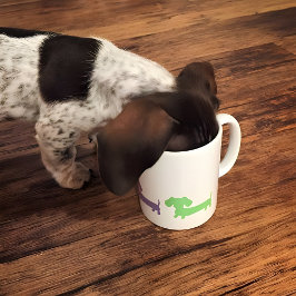 Caneca De Café Dachshund Coffee Mug Wiener Cog Doxie Love