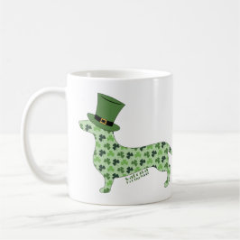 Caneca De Café Dachshund com Rua.