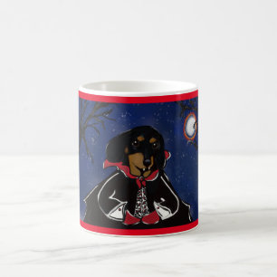 Caneca De Café Dachshund de Halloween