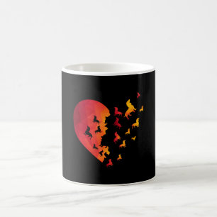 Caneca De Café Dachshund Dog Heart Gifs Para Amantes De Dachshund