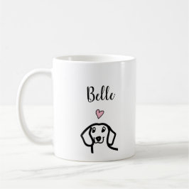 Caneca De Café Dachshund Dog Personalizado