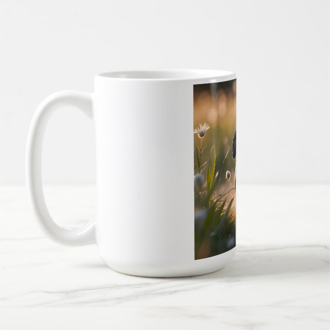 Caneca De Café Dachshund Elegante Coffee Mug (Esquerda)