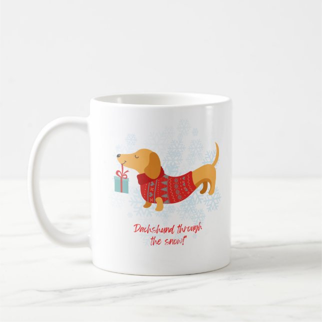 Caneca De Café Dachshund Mug (Esquerda)