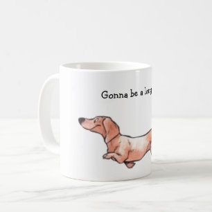 Caneca De Café Dachshund Mug Animado