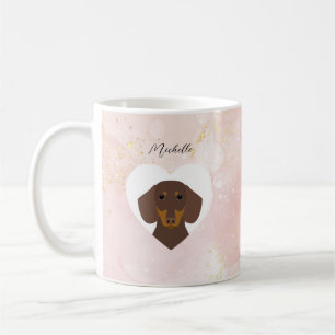 Caneca De Café Dachshund Mugs