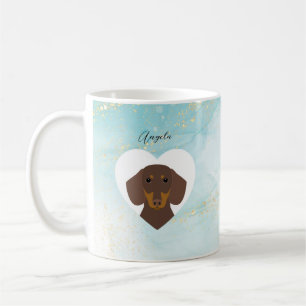 Caneca De Café Dachshund Mugs
