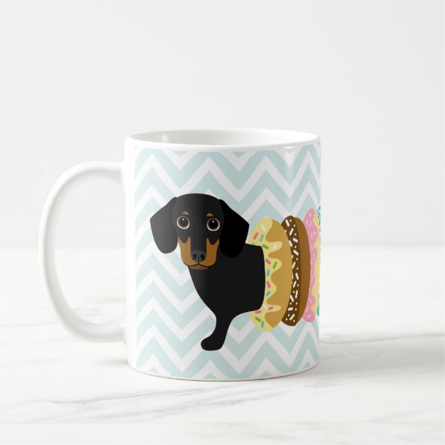 Caneca De Café Dachshund Mugs (Esquerda)