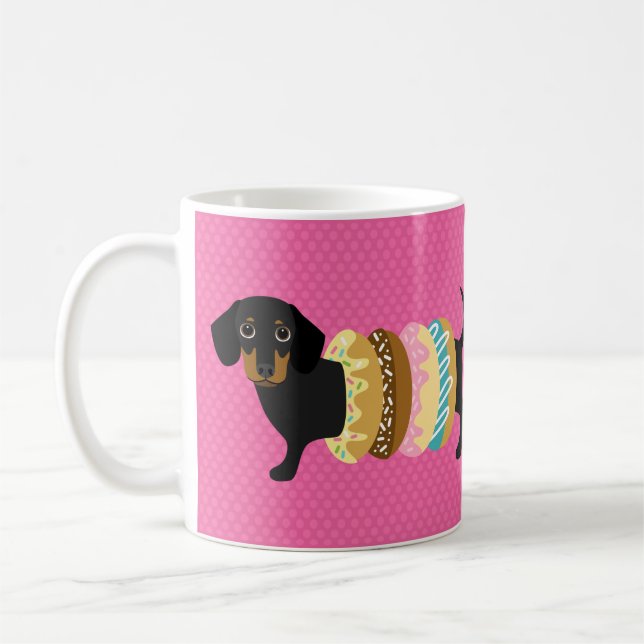 Caneca De Café Dachshund Mugs (Esquerda)