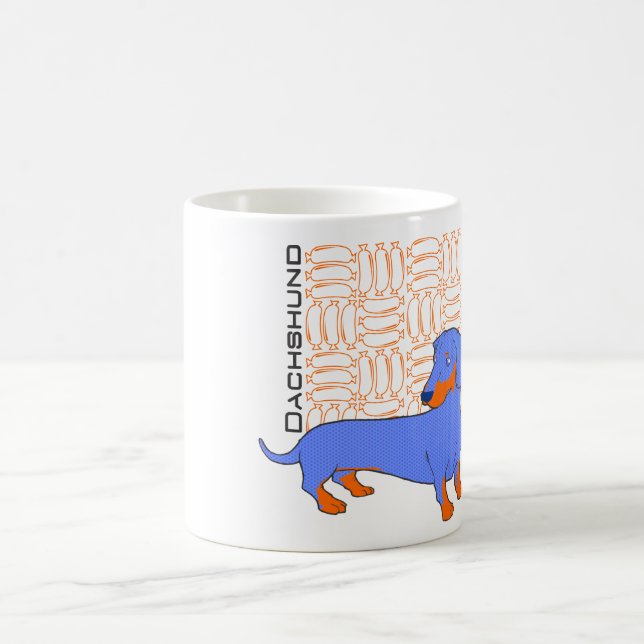 Caneca De Café Dachshund o salsicha (Centro)