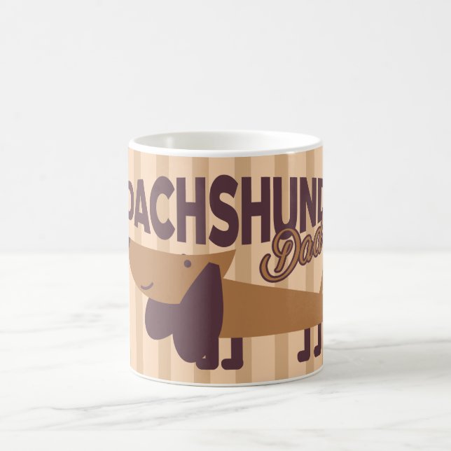 Caneca De Café Dachshund Pai Mug (Centro)