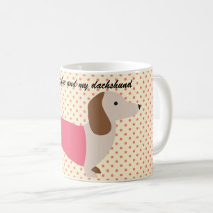 Caneca de Café Dachshund Presente para Amantes de 