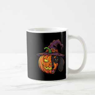 Caneca De Café Dachshund Pumpkin Jack O Lanterna Halloween Crianç