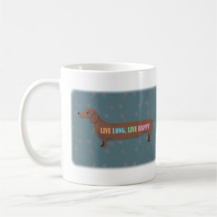 Caneca De Café Dachshund Saust cão, o cão-salsicha amante de cães