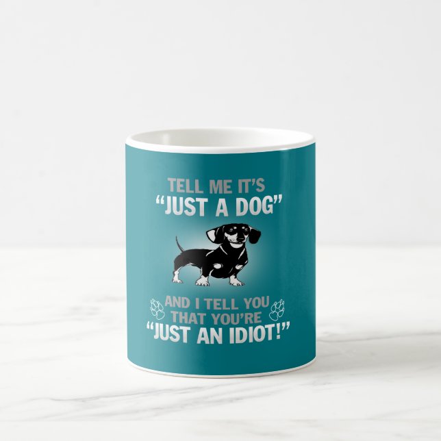 Caneca De Café DACHSHUND - seu não apenas um cão! (Centro)