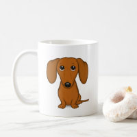 Dachshund Vermelho Curto | Cachorro-esmalte