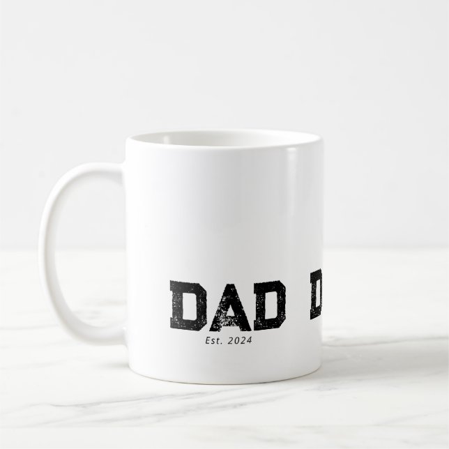 Caneca De Café Dad Established New Dad Gift (Esquerda)