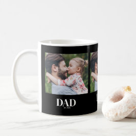 Caneca De Café Dad Established Photo