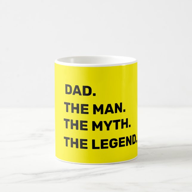Caneca De Café dad, the man, the myth, the legend       (Centro)