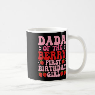 Caneca De Café Dada Berry Primeiro Aniversário Garota De Morango 