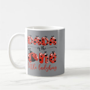Caneca De Café Dada Da Menina De Um Aninho De Idade Ladybug 1º An
