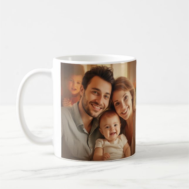 Caneca De Café Dada Photo Collage Mug para Dia de os pais (Esquerda)