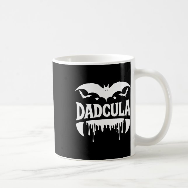 Caneca De Café Dadcula Halloween Bat Vampire Presas Fluindo Efeit (Direita)