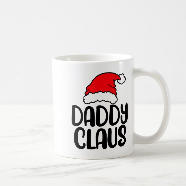 Caneca De Café Daddy Claus, Family Matching Christmas Father Men  (Direita)