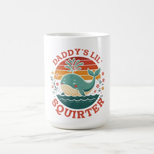 Caneca De Café Daddys Little Whale (Centro)