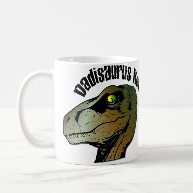 Caneca De Café Dadisaurus Rex (Esquerda)