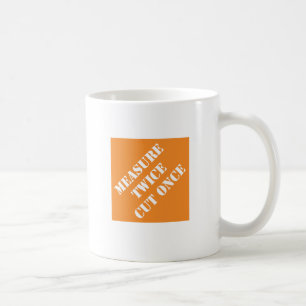 Caneca De Café Dadisms Medem Duas Vezes Cortadas Uma Vez
