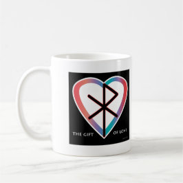 Caneca De Café Dádiva do Amor Bindrune