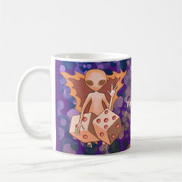 Caneca De Café Dados Alien