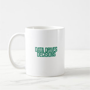 Caneca De Café Dados Dirigem Decisões   Especialista em Análise d