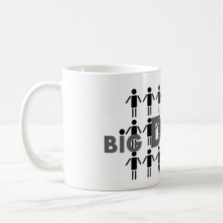 Caneca De Café Dados grandes com um grupo grande