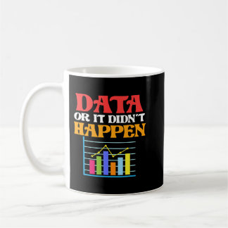 Caneca De Café Dados Ou Não Aconteceram Com O Analista De Cientis