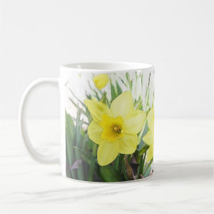 Caneca De Café Daffodil amarelo ensolarado