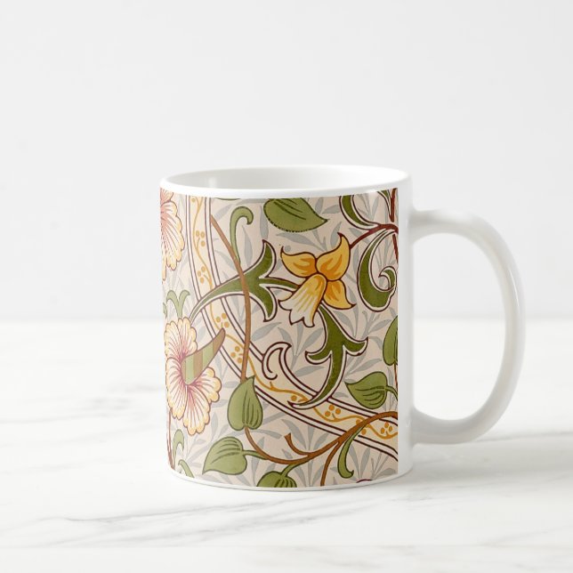 Caneca De Café Daffodil de William Morris (Direita)