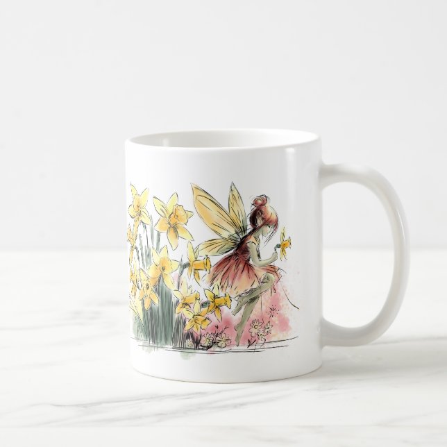 Caneca De Café Daffodil Fairy (Direita)