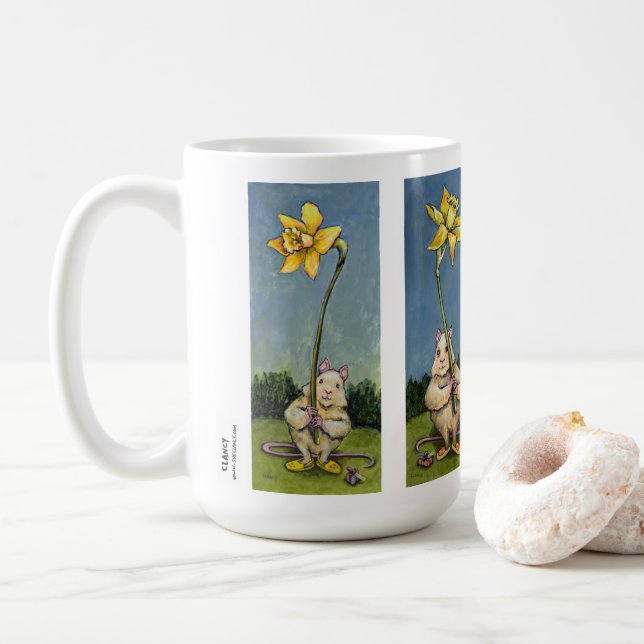 Caneca De Café Daffodil Gifts Mug (Com Donut)