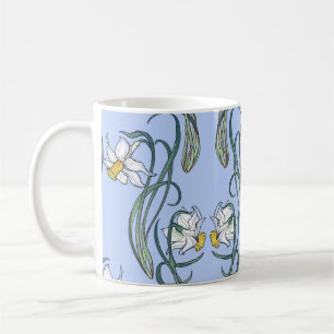 Caneca De Café Daffodils Art: Nouveau Primavera
